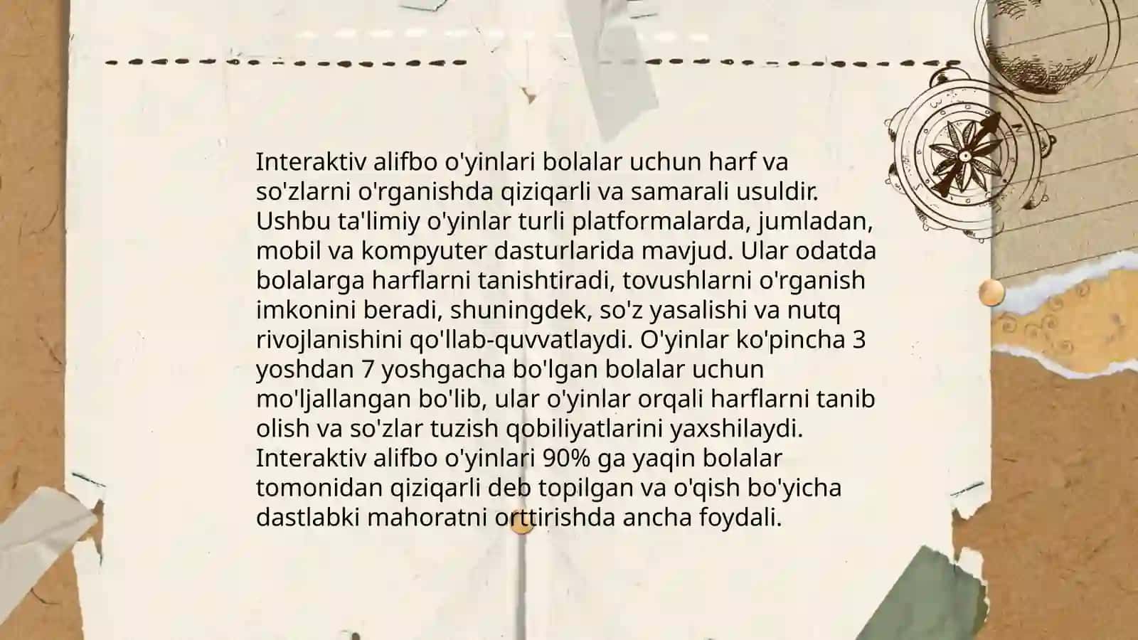 Interaktiv alifbo o'yinlari 3