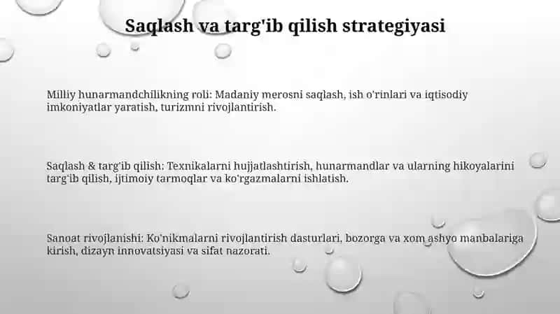 Milliy hunarmandchilik va hunarmandchilik sanoati 3