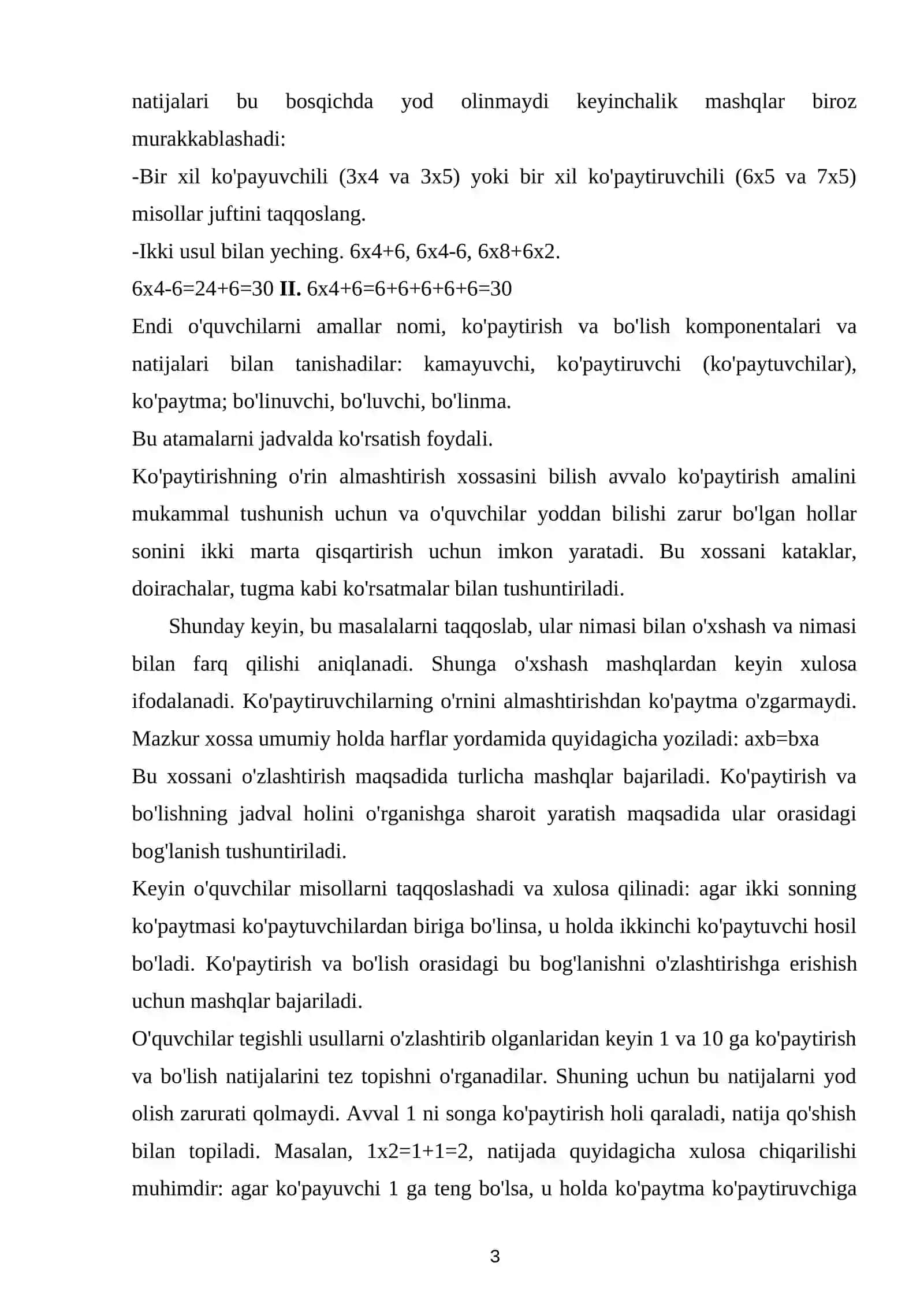 Matematikadan o’tkaziladigan sinfdan tashqari ishlarning mazmuni 3