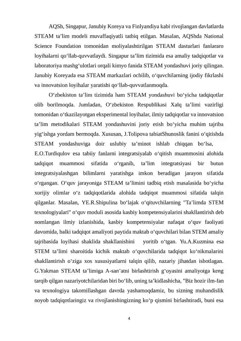 10-sinflarda Murakkab efirlar mavzusini o‘qitishda STEAM ta’lim texnologiyasidan foydalanish 3