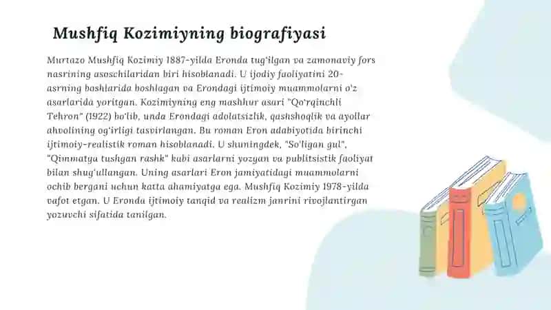 "Qo’rqinchli Tehron" va "Amerika foyjiasi" asarlari qiyosiy tahlili 3
