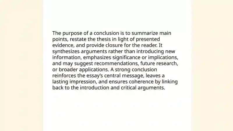 How to write a conclusion? 3