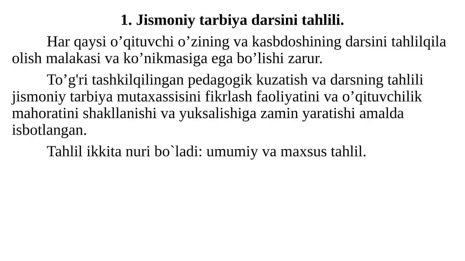 Jismoniy Tarbiya Darslarida Pedagogik Nazorat 3