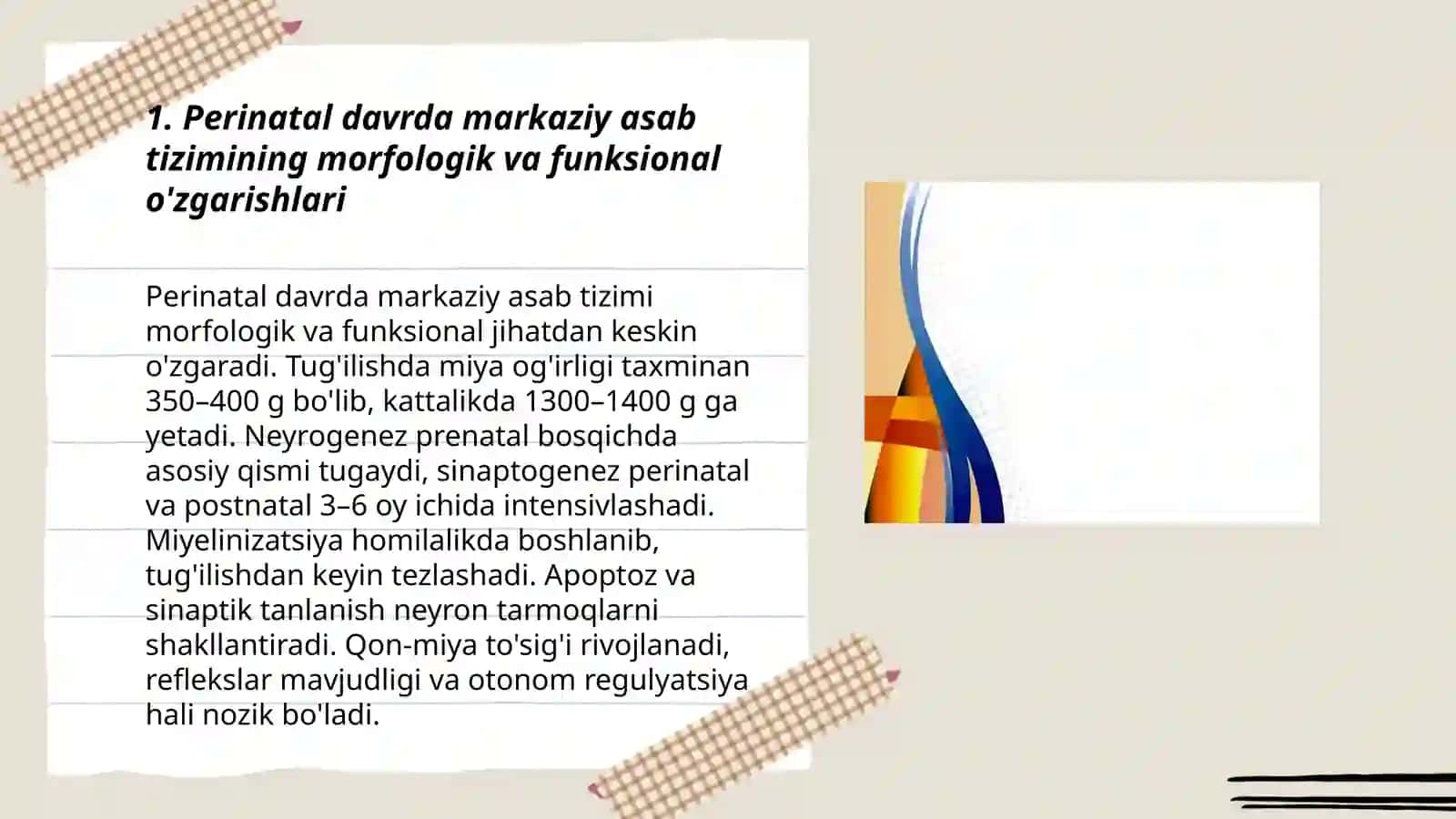 Pirential va Chaqaloqlik davrida psixofizoglogik rivojlanishga xos xususiyatlari 3