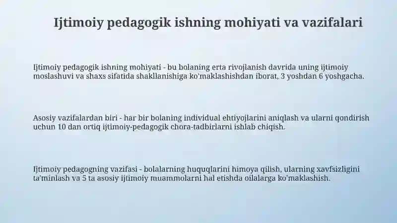 Maktabgacha taʼlim tashkilotlarida ijtimoiy-pedagogik ishlar 3