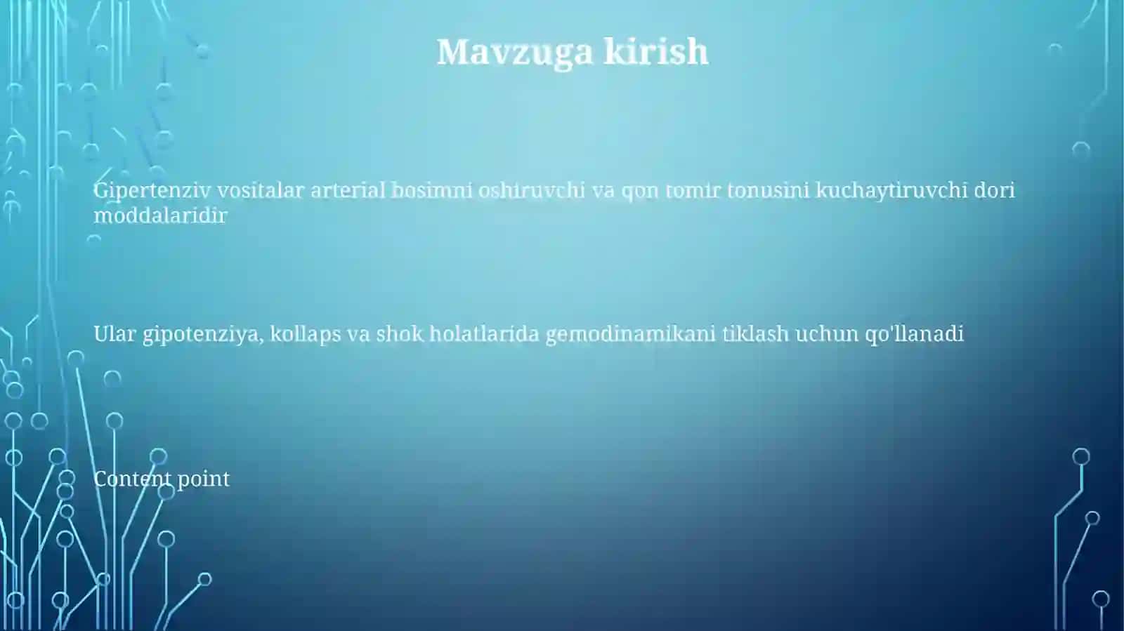 Gipertenziv vositalar 3