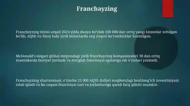 Tadbirkorlik Faoliyatining Asosiy Yo'nalishlari 3