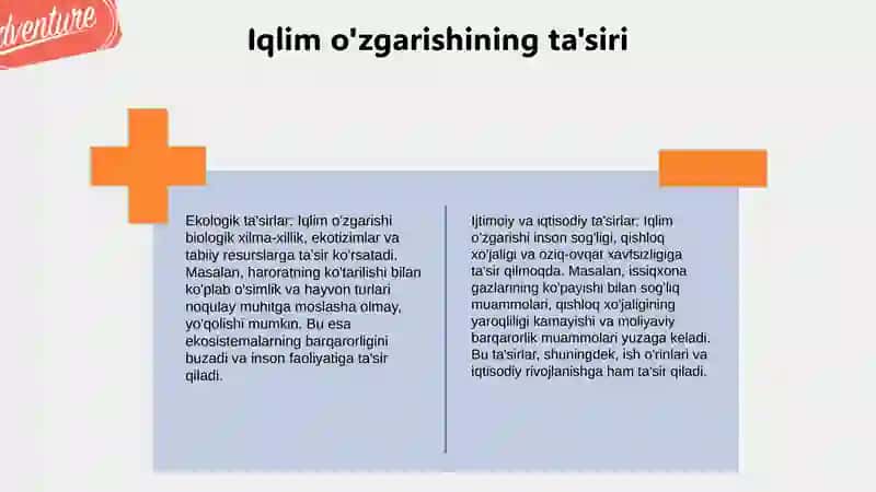 Iqlim o'zgarishining asosiy sabablari 3