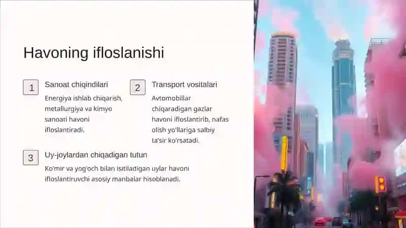 Ekologik muammolar va ularni bartaraf etish 3