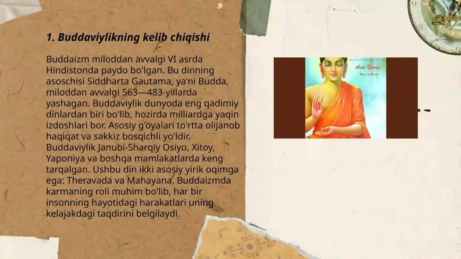 Buddaviylikning kelib chiqishi 3