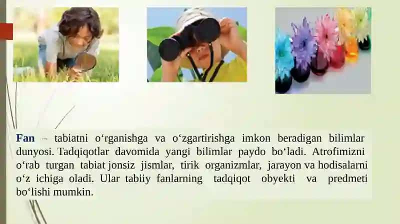 Tabiiy fanlar nazariyasi va metodlarining predmeti maqsadi vazifalari. Tabiiy fanlar shakllanishi va 3