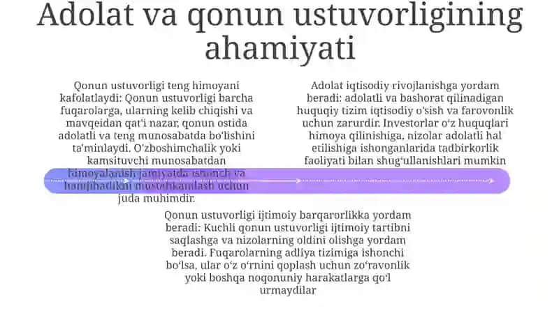 Mamlakatimizda Adolat Va Qonun Ustuvorligi Tamoyillarini Taraqqiyotningeng Asosiy Va Zarur Shartiga Aylantirish 3