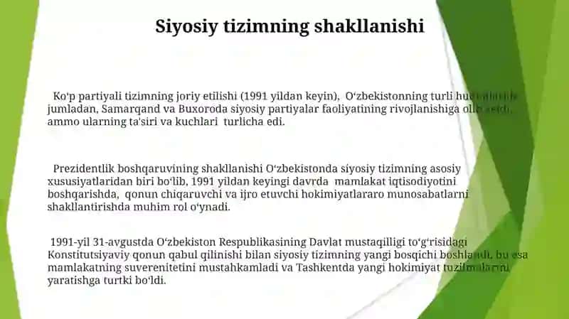 Mustaqillikning Tarixiy Ahamiyati 3