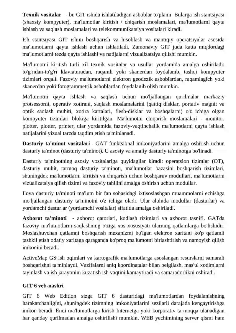 Geoinformatsion tizimlar 3