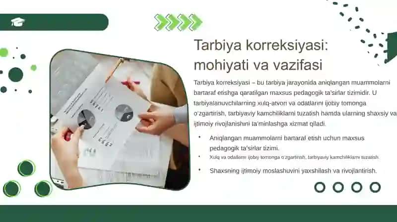 Tarbiya diagnostikasi va korreksiyasi fani: obyekti, predmeti,  maqsadi va vazifasi. 3