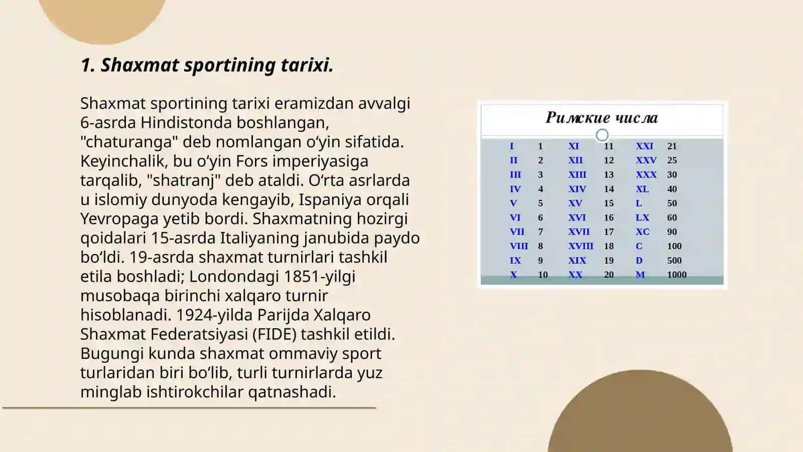 Shaxmat sport turining tarixi,qo’llaniladigan taktik usullari 3