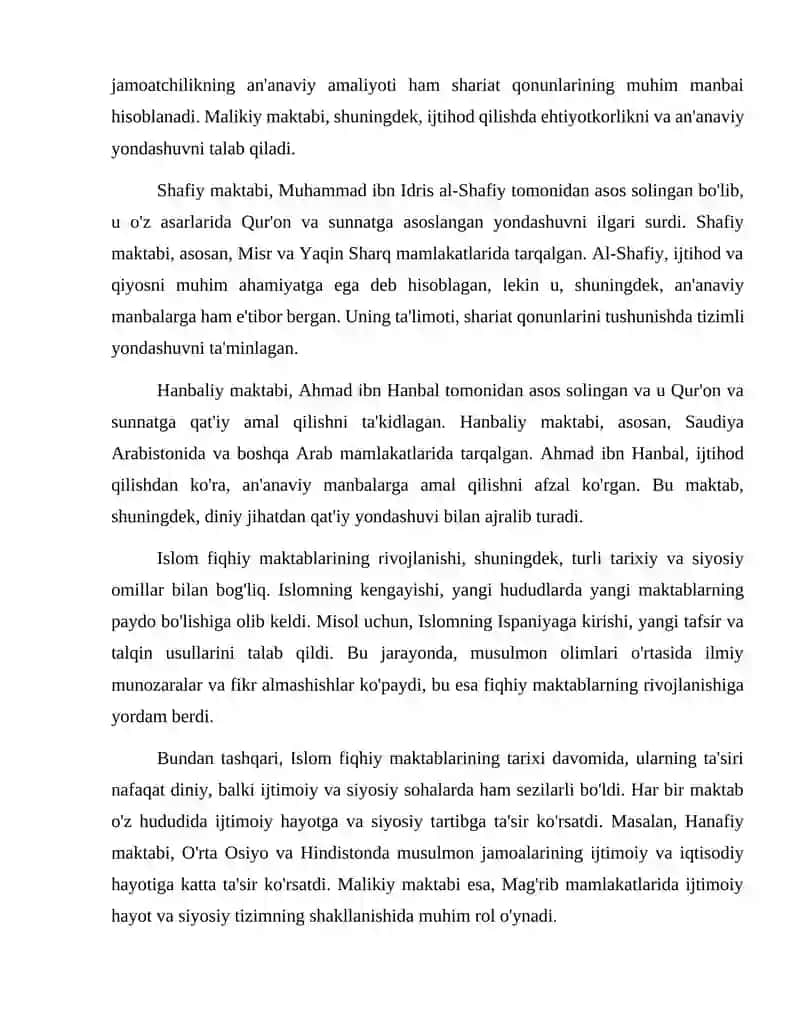 Islom fiqhiy maktablari 3