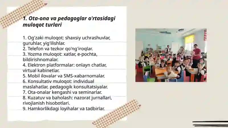 Maktabgachata’limtashkilotining oilabilanish shakllari 3