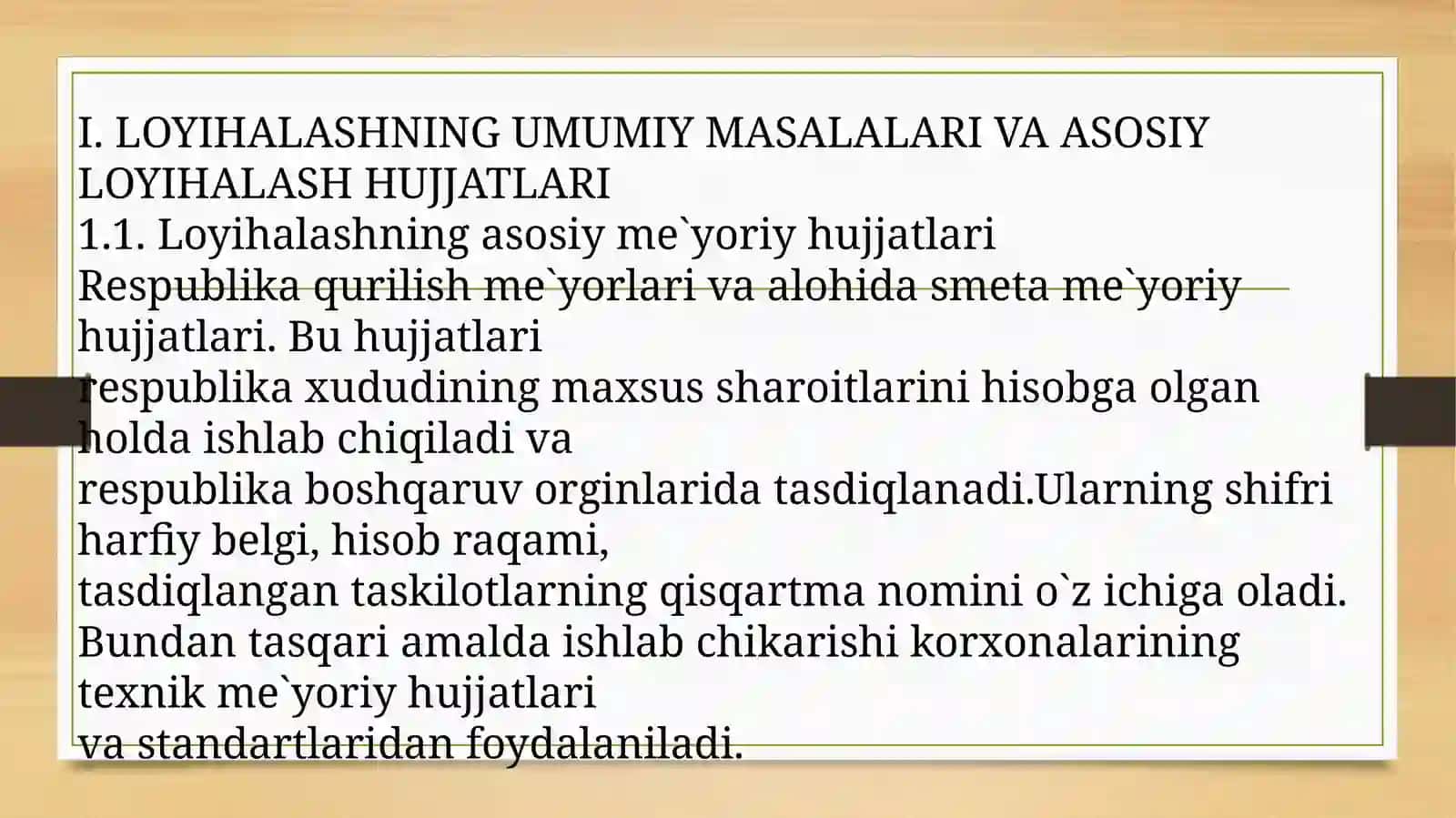 Avtomatlashtirilgan loyihalash tizimlari 3