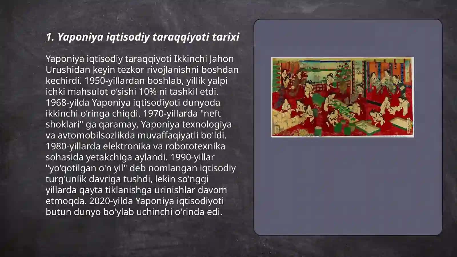YAPONYA MAKRO IQTISODIYOTI 3