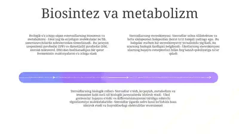Steroidlar Va Tepenlarning Sterokimyosi Hamda Ular Ishtirokidagi Muhim Biologik Jarayonlar 3