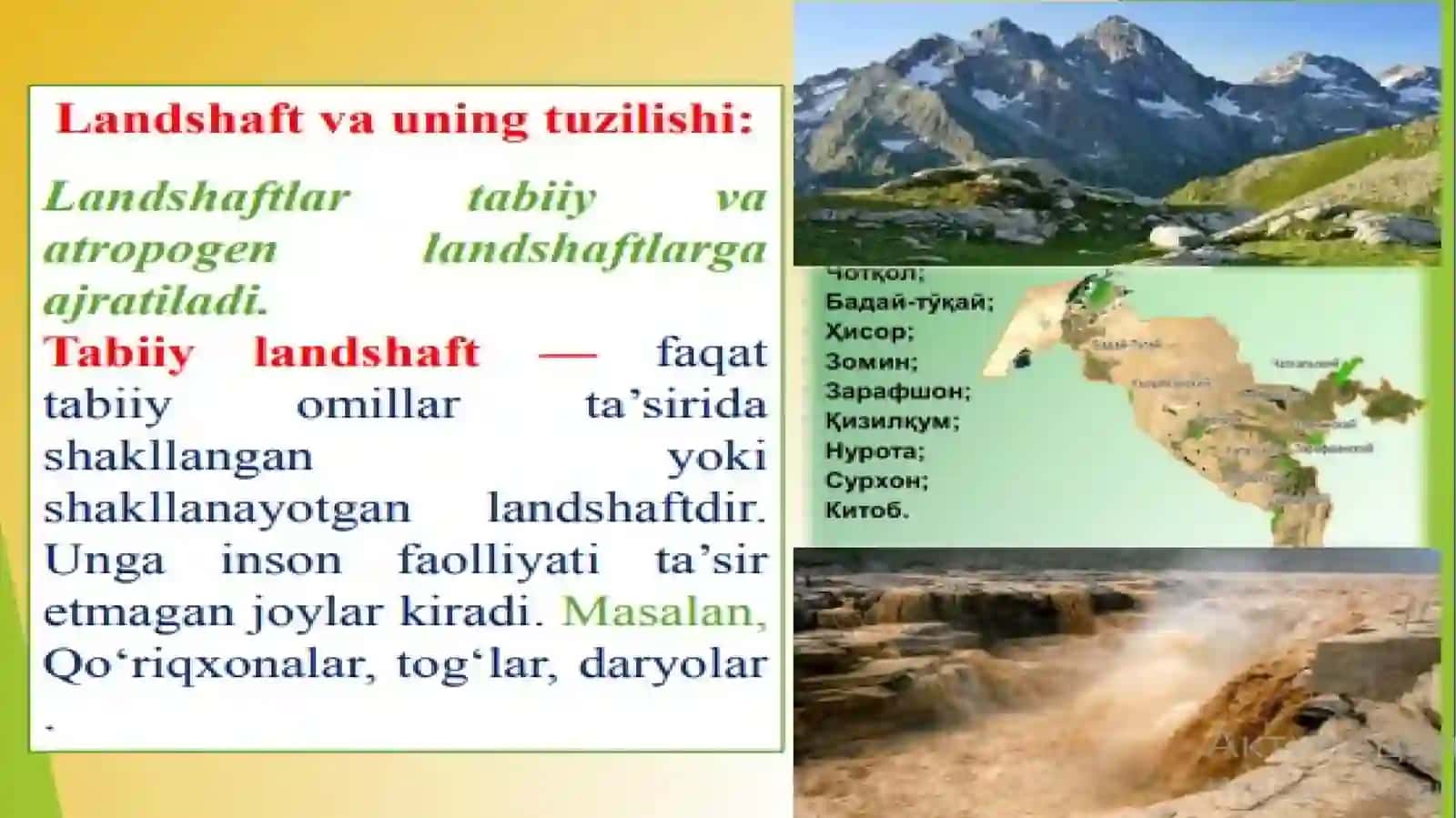 Landshaftni muhofaza qilish 3