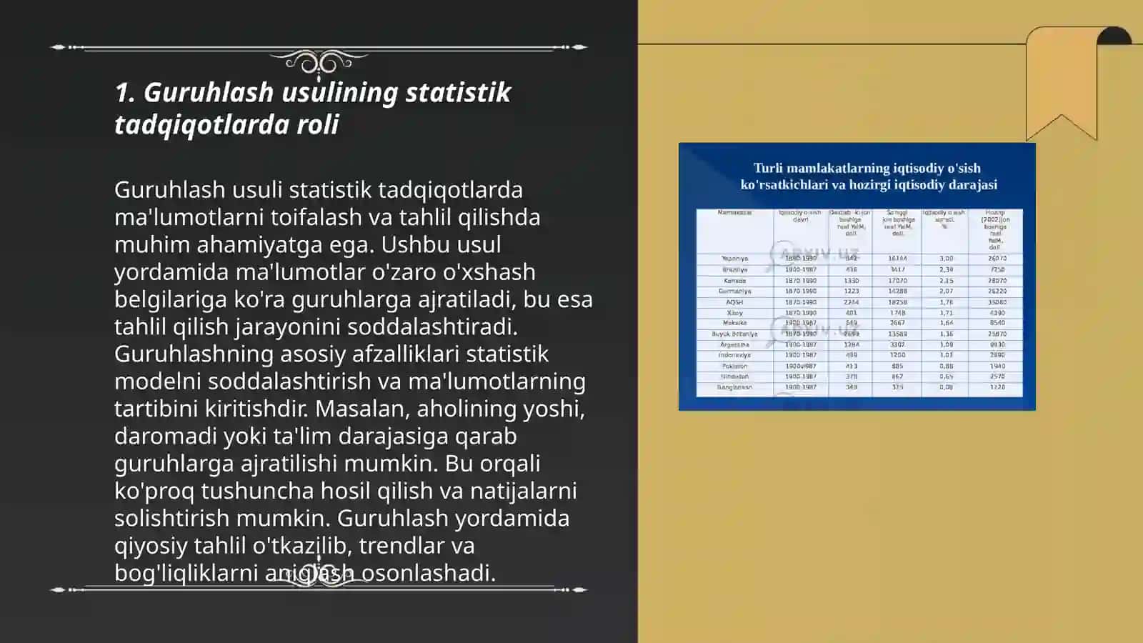 Guruhlash Usullari Ijtimoiy-Iqtisodiy Hodisalar Tadqiq etishda 3