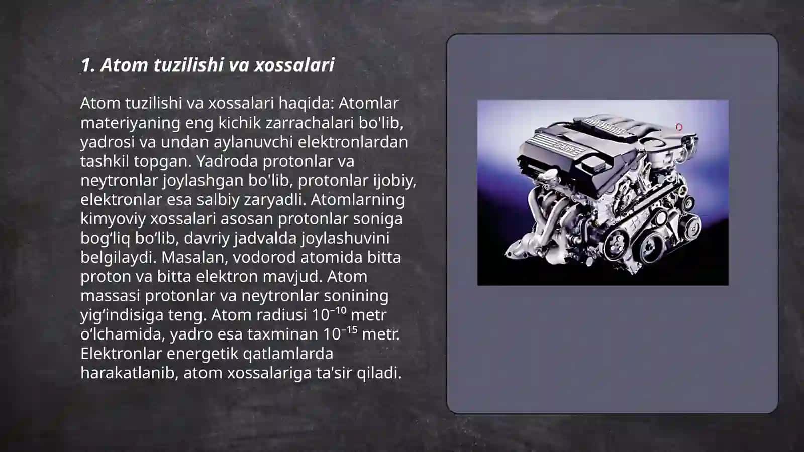 Atom tuzilishi va xossalari 3