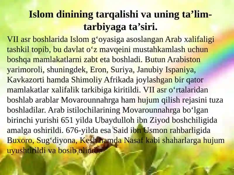 oʻrta osiyoda maktab va pedagogik fikrlar 3