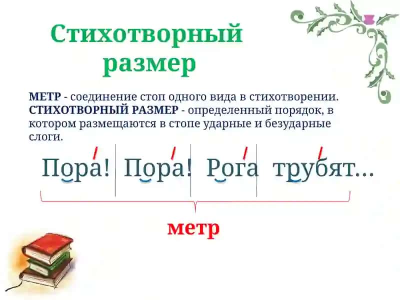 Стихотворные размеры 3
