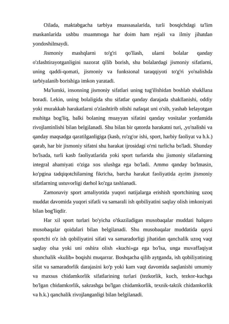 Jismoniy tayyorgarlikning vositalari va ahamiyati 3