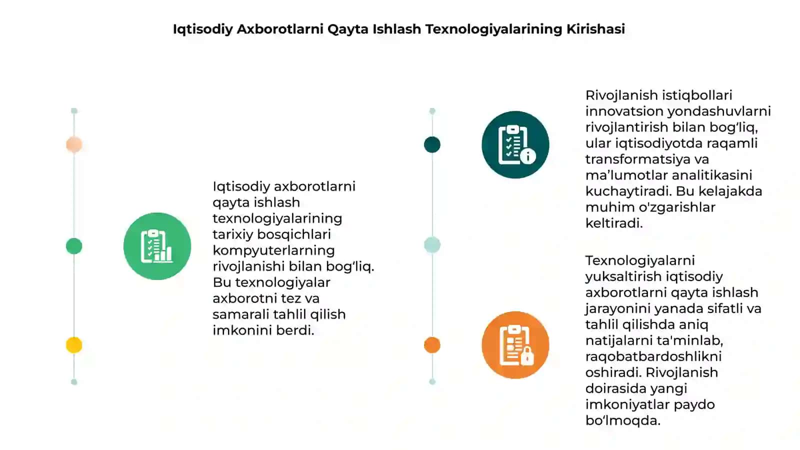 Iqtisodiy Axborotlarni Qayta Ishlash Texnologiyalari 3