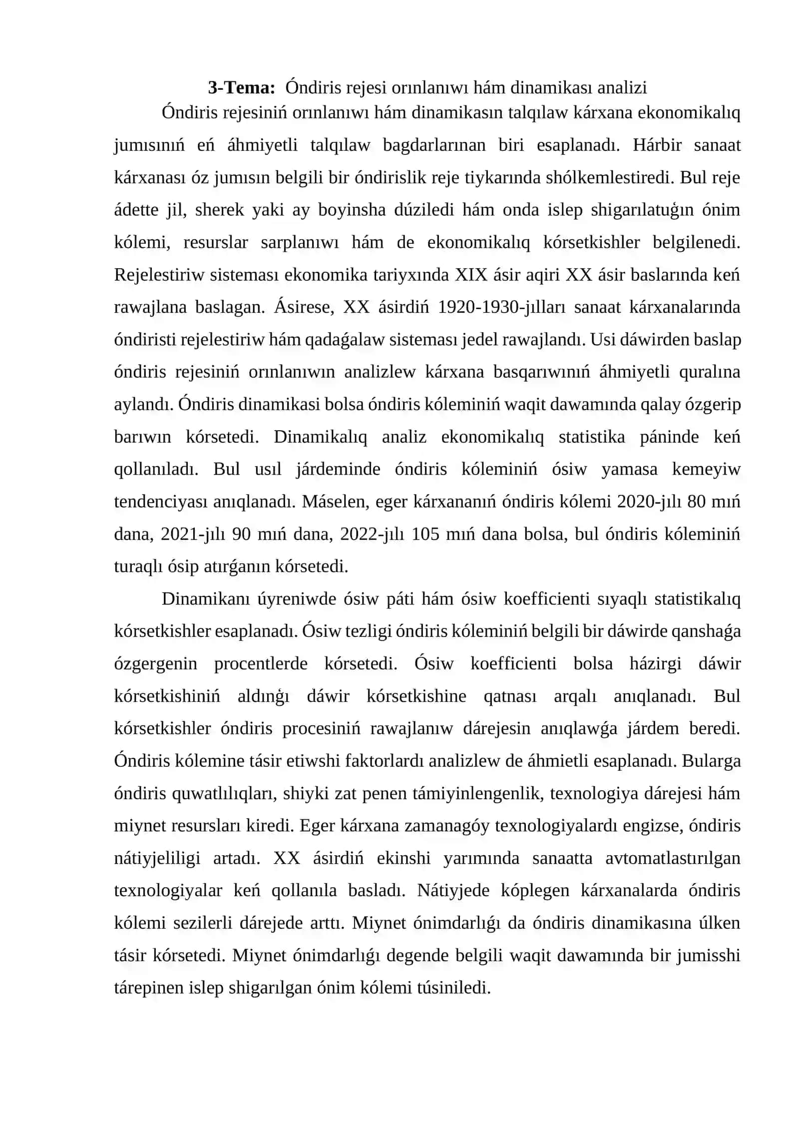 Marketing sistemasındaǵı analiz túrleri hám olardıń tiykarǵı usılları 3