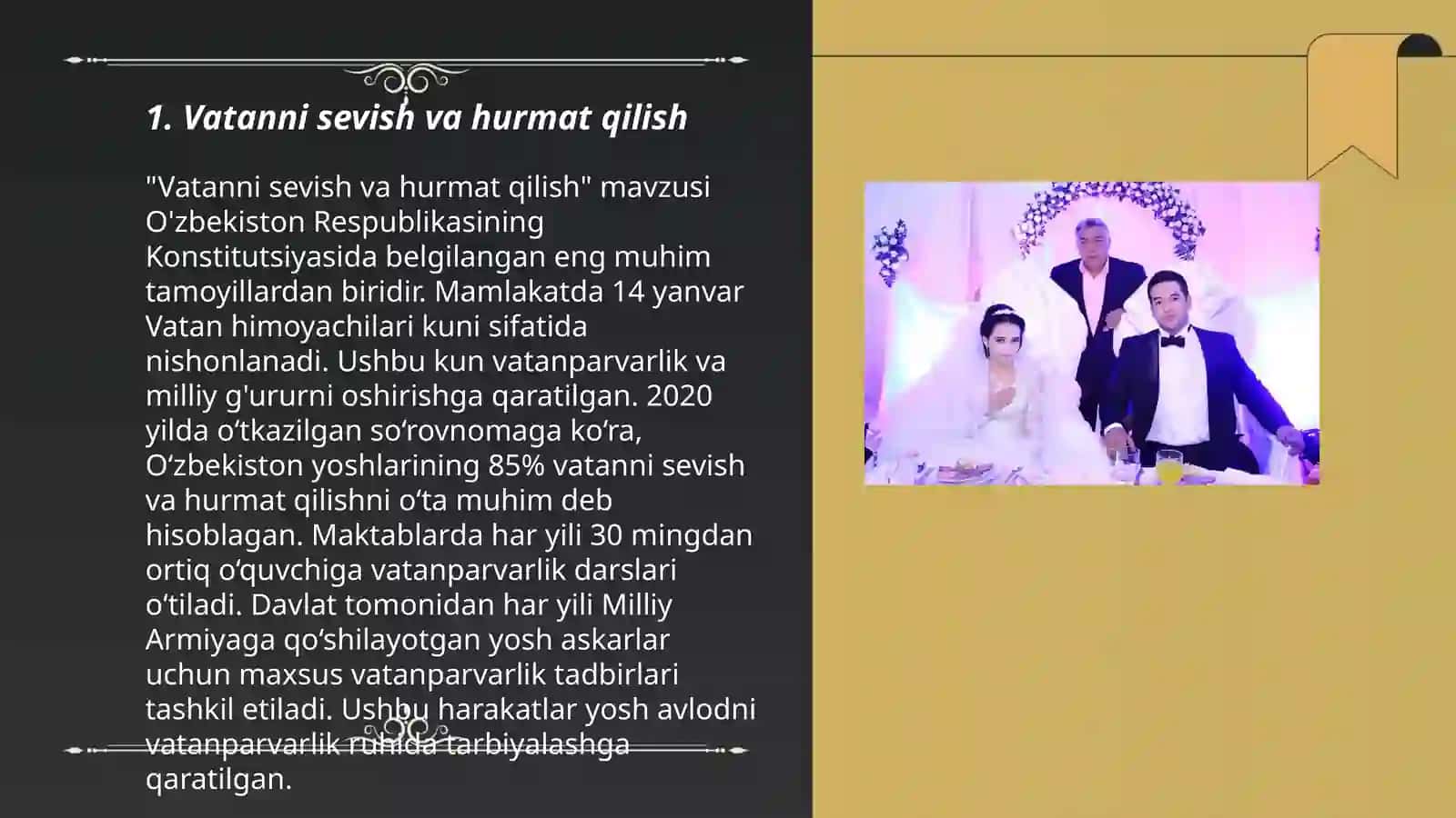 Vatanni sevish va hurmat qilish 3