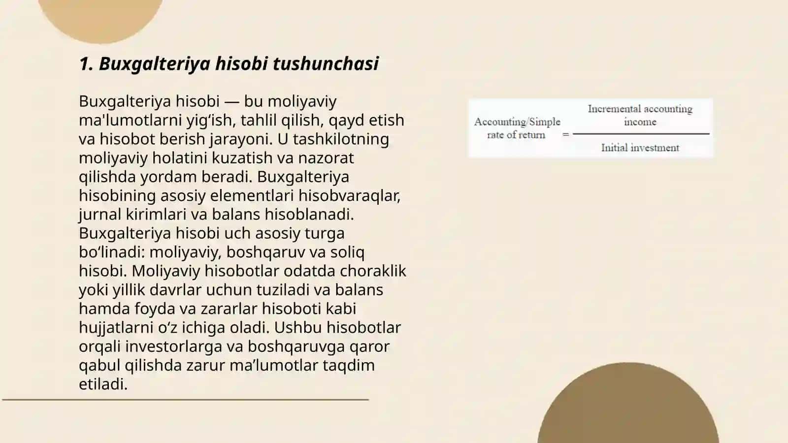 Buxgalteriya hisobiga kirish fanining predmeti va metodi 3