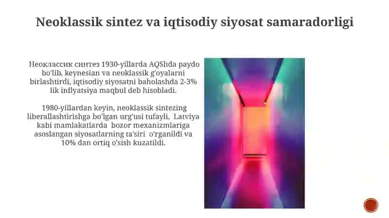 Zamonaviy iqtisodiy fikrning turli maktablari tomonidan iqtisodiy siyosat samaradorligini baholash 3