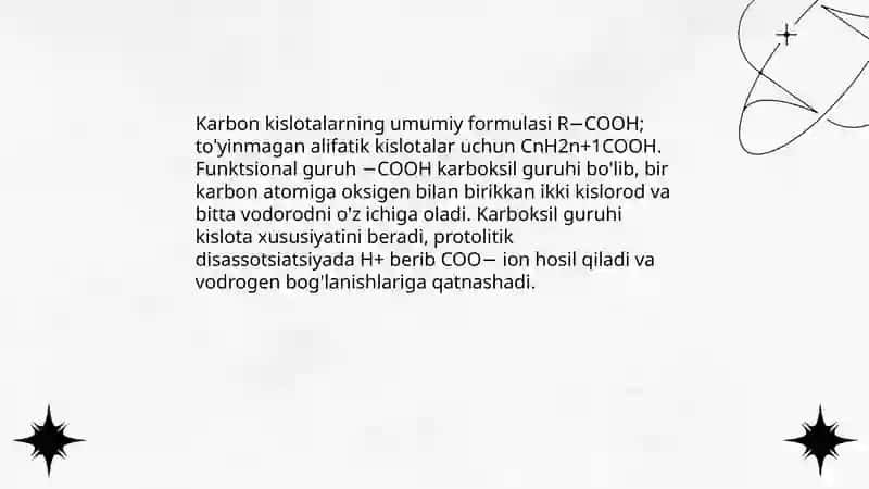 Karbon kislotalar va ularning hosilalari 3