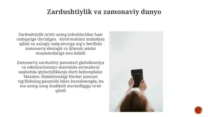 Zardushtiylik va zamonaviy dunyo 3