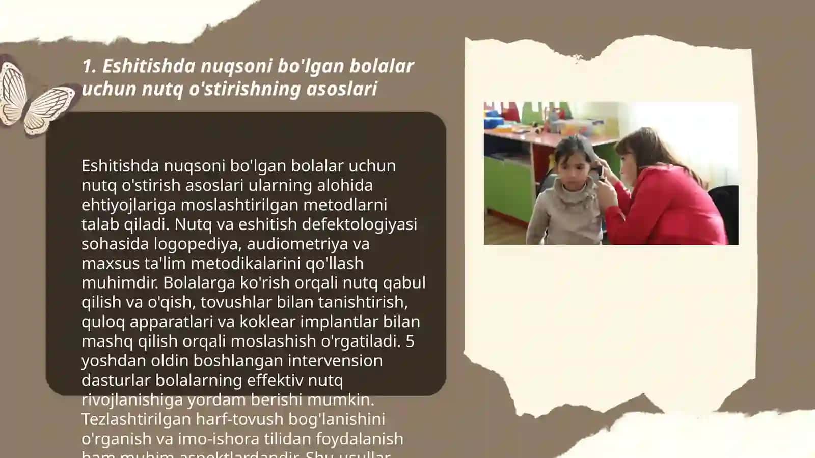 Eshitishda nuqsoni bo'lgan bolalar uchun nutq o'stirishning asoslari 3