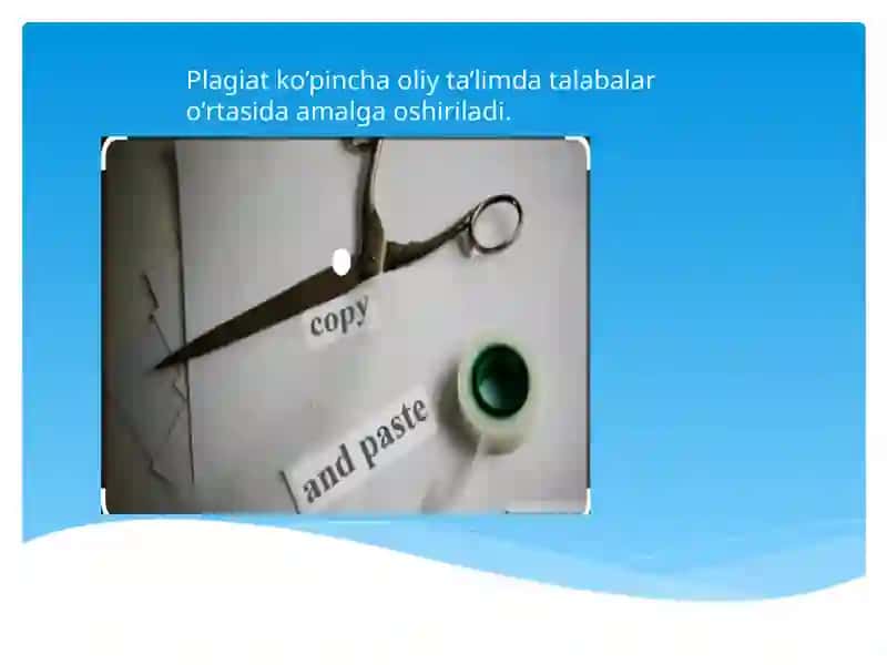 Plagiat va unga yo'l qo'yilmaslik talablari 3