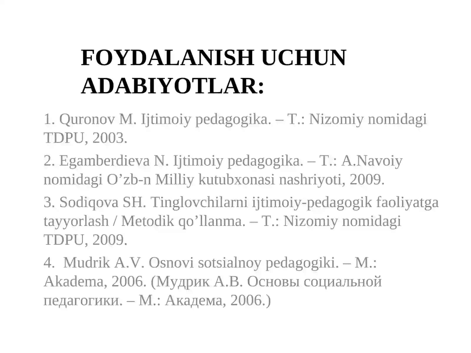 Oila bilan olib boriladigan ijtimoiy faoliyat 3