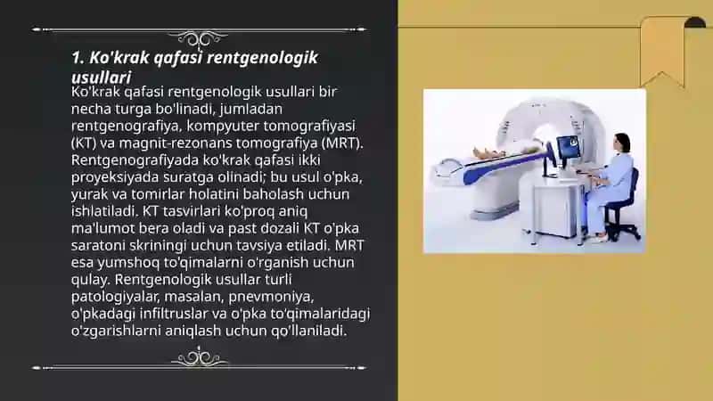 Pediatrik radiologiya fanidan tayyorlagan mustaqil ish 3