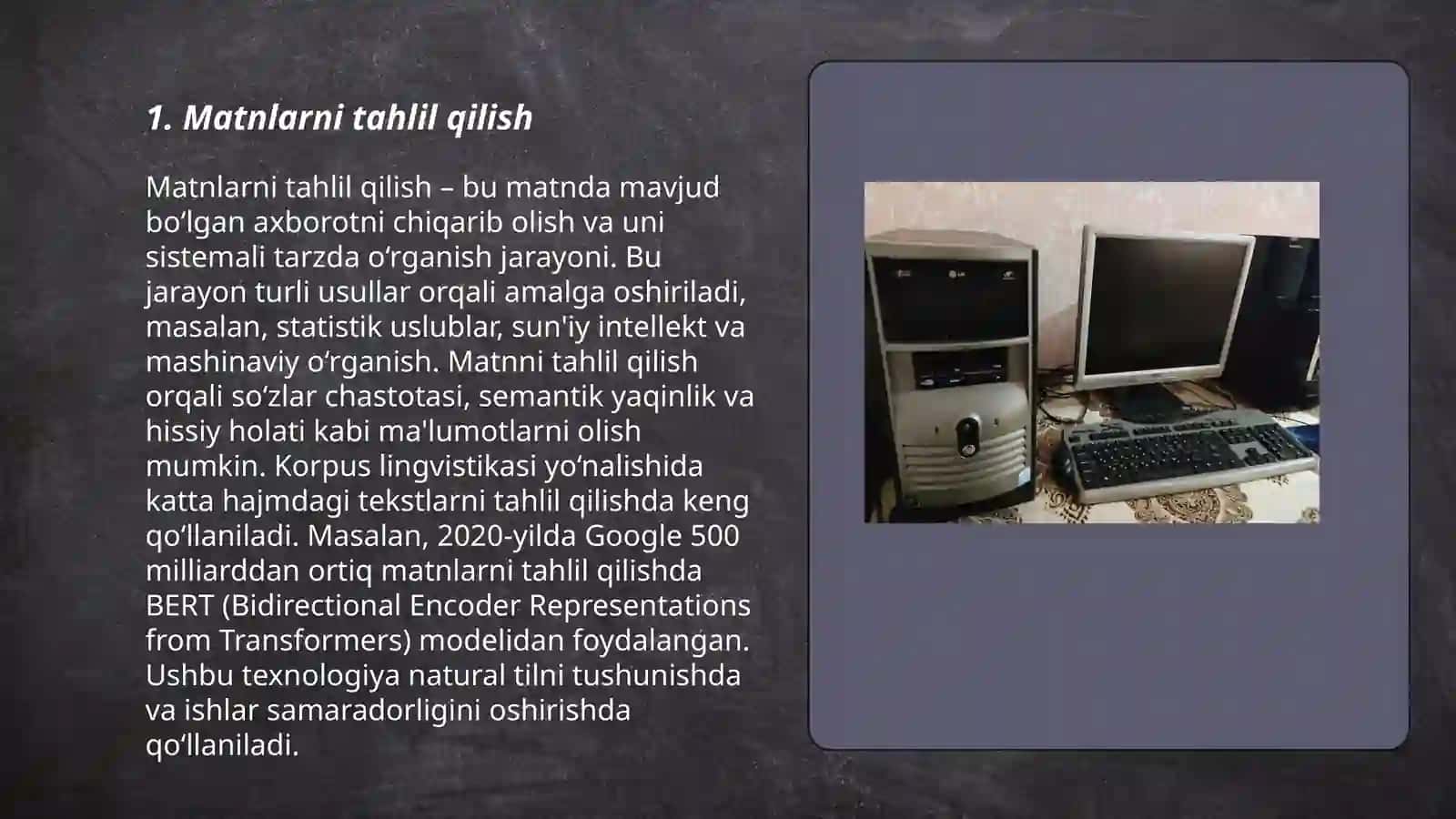 Komyuter lingvistikasi 3