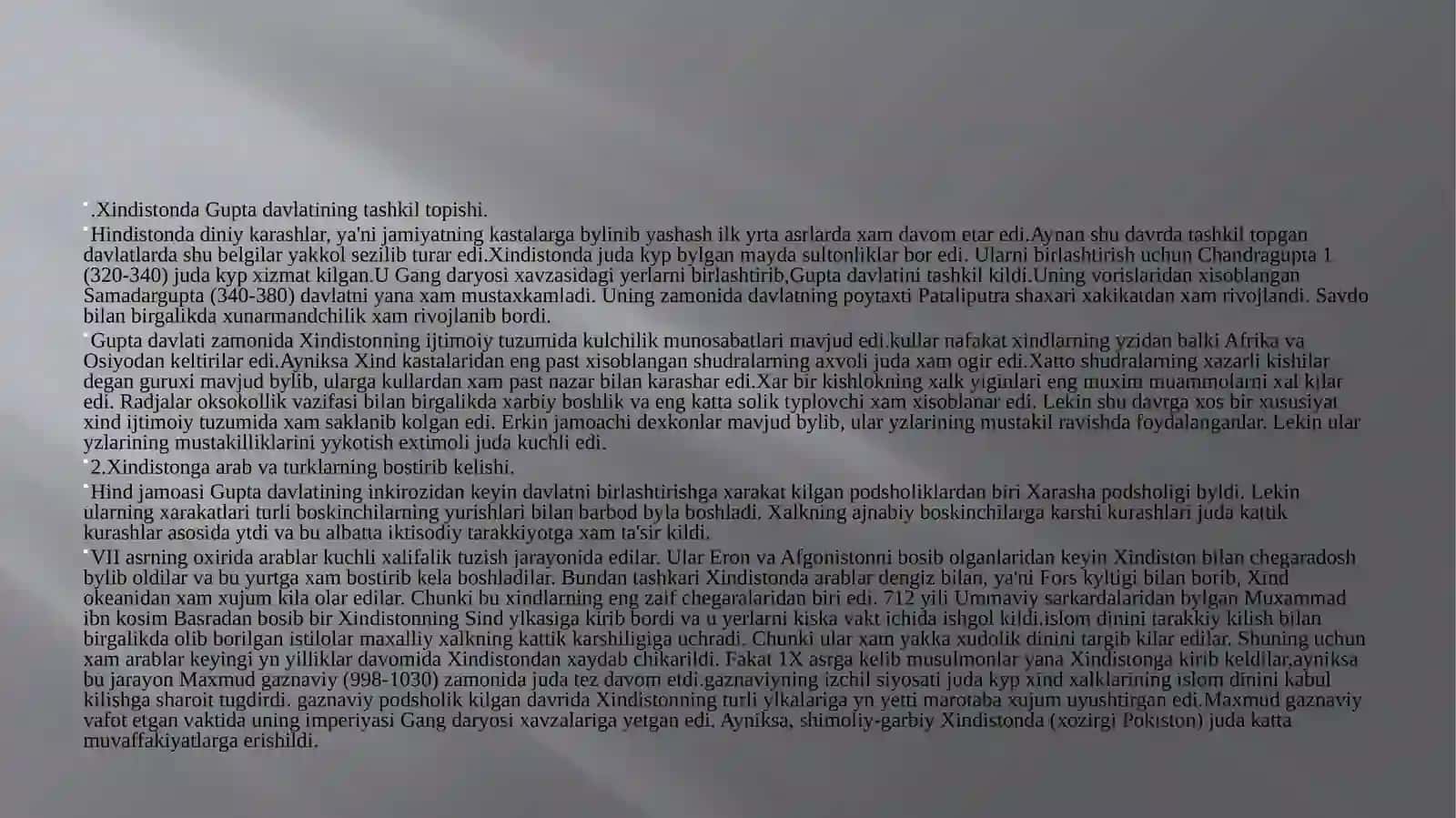 Xindistonda Guptadavlatining tashkiletilish 3