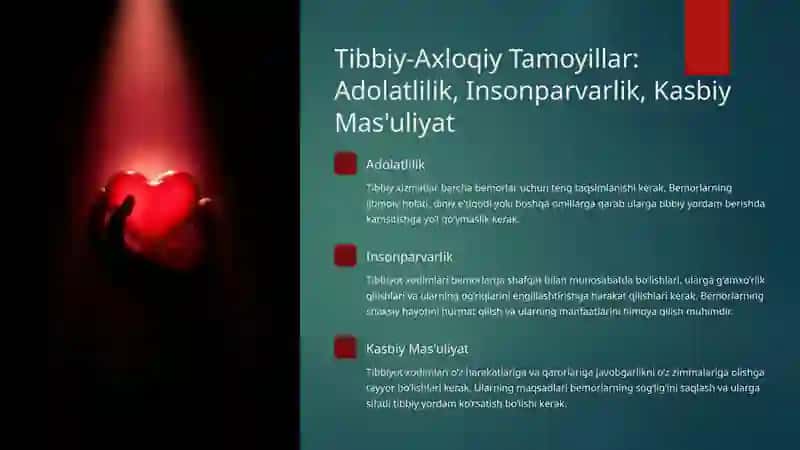 Tibbiyot xodimlari faoliyatida etika diantalogiya masalalari 3