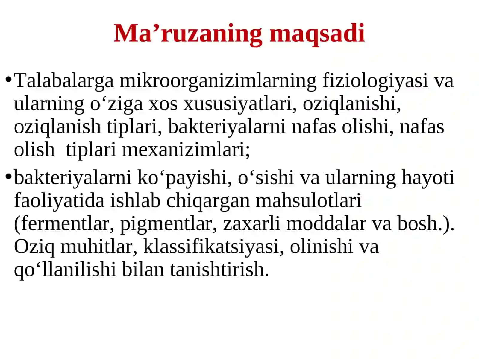 Bakteriyalar fiziologiyasi 3