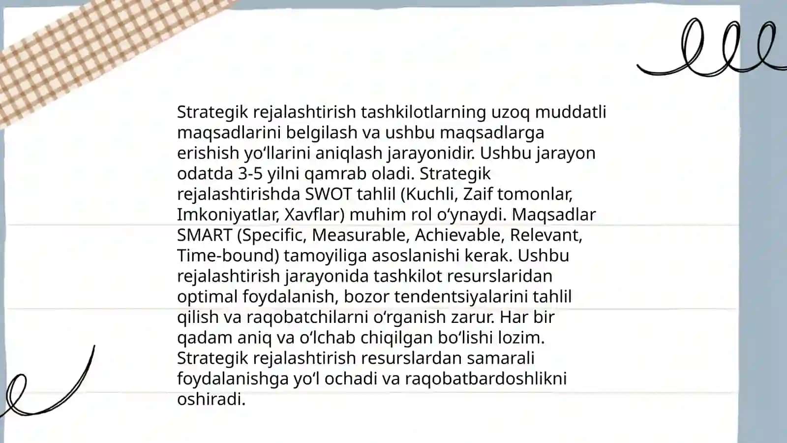 Strategik Qaror Qabul Qilish 3