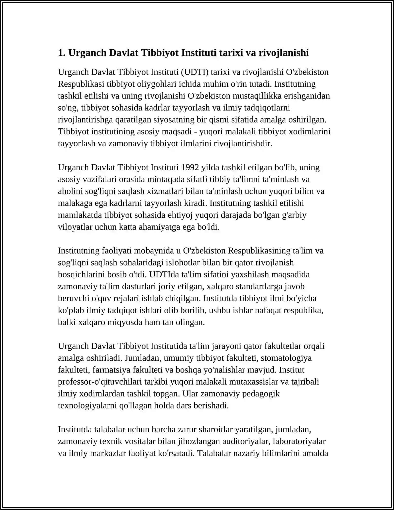 Urganch Davlat Tibbiyot Instituti 3