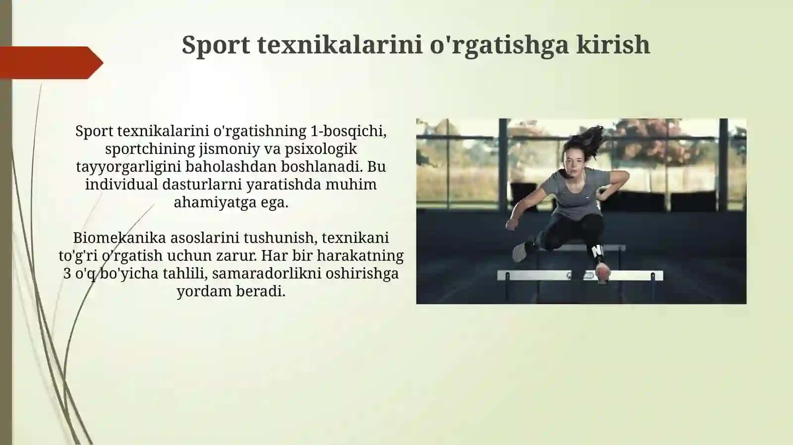 Yengil atletikaniturlari texnikasni orgatish 3
