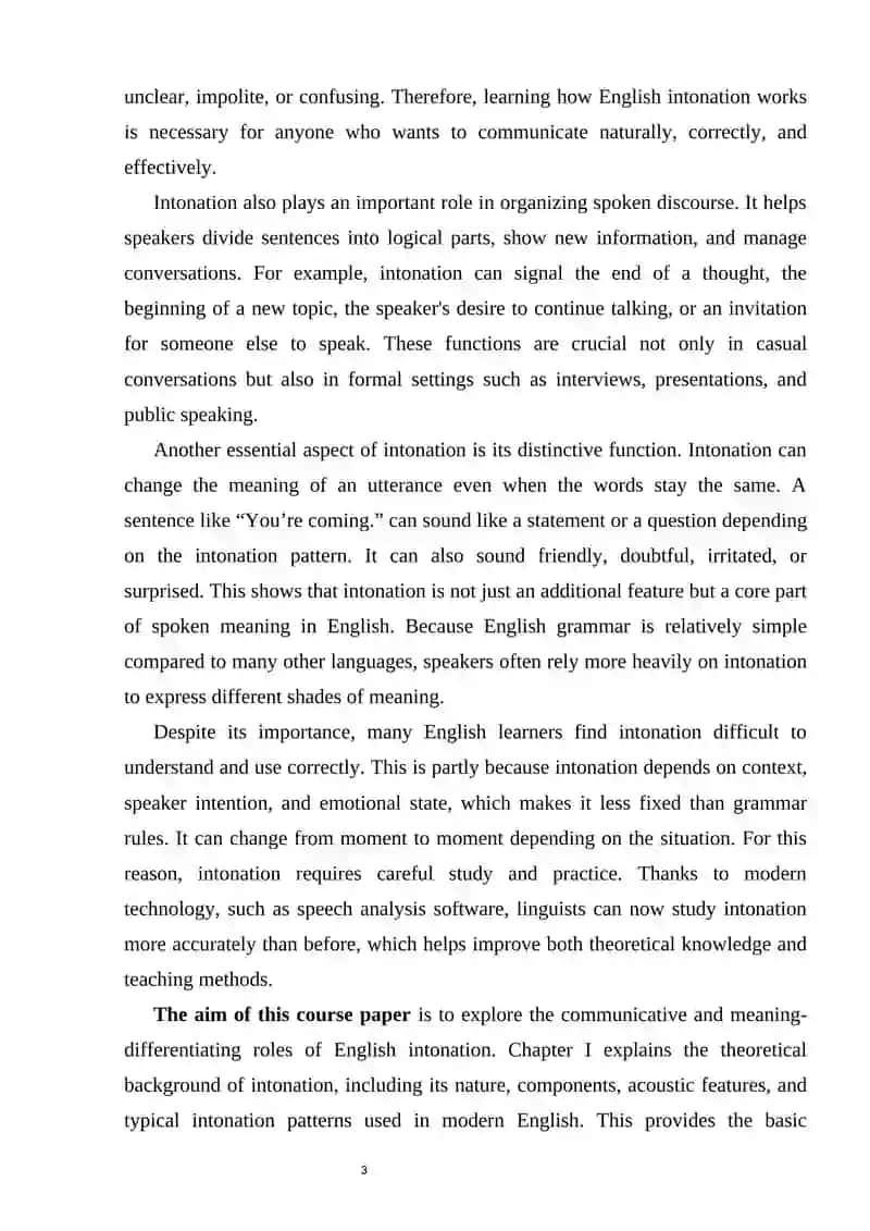 Communicative and distinctive functions of English Intonation 3